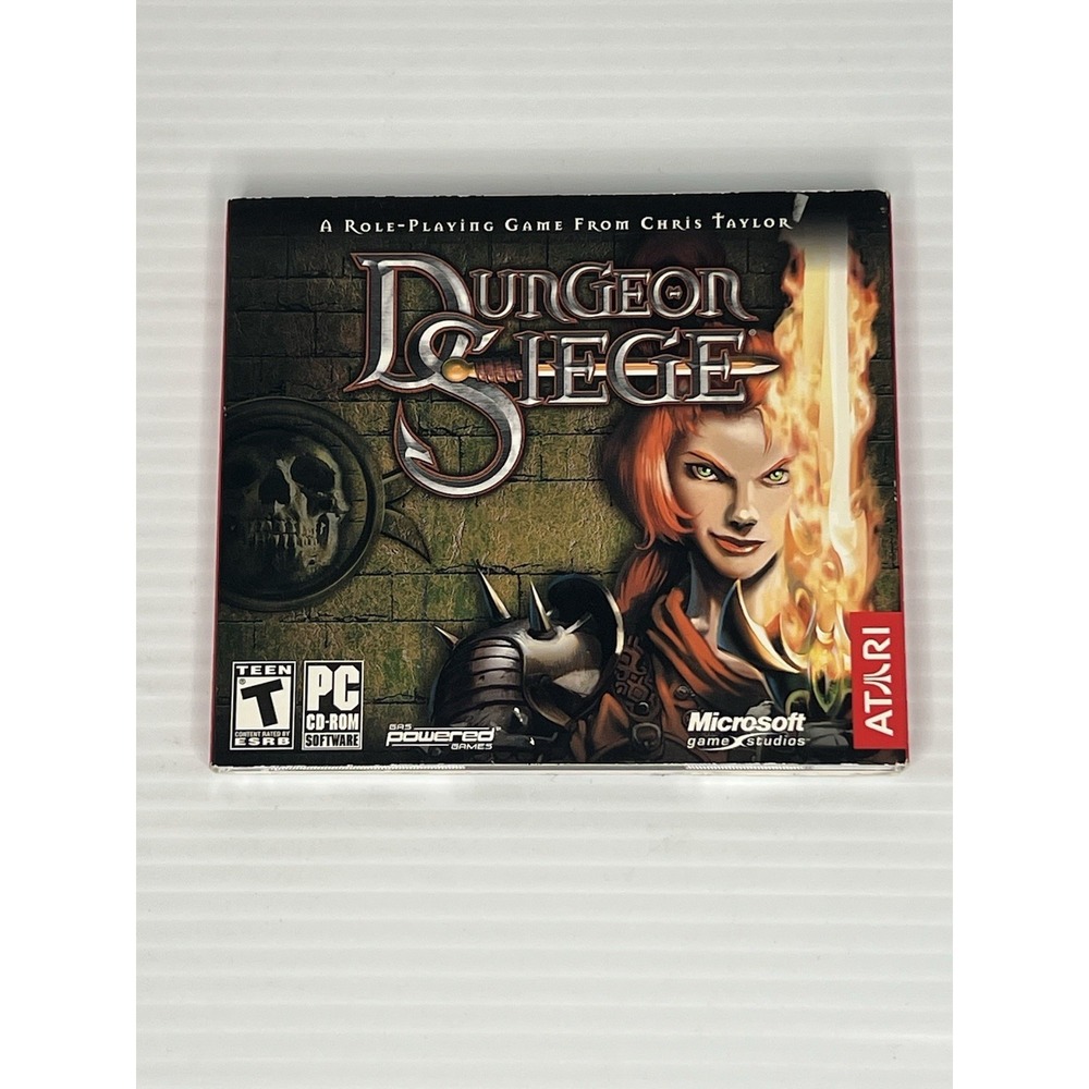 Dungeon Siege Atari Microsoft Game Studios PC 2004 RPG Chris Taylor W/Dust Cover